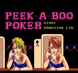 Peek-A-Boo Poker title screenshot